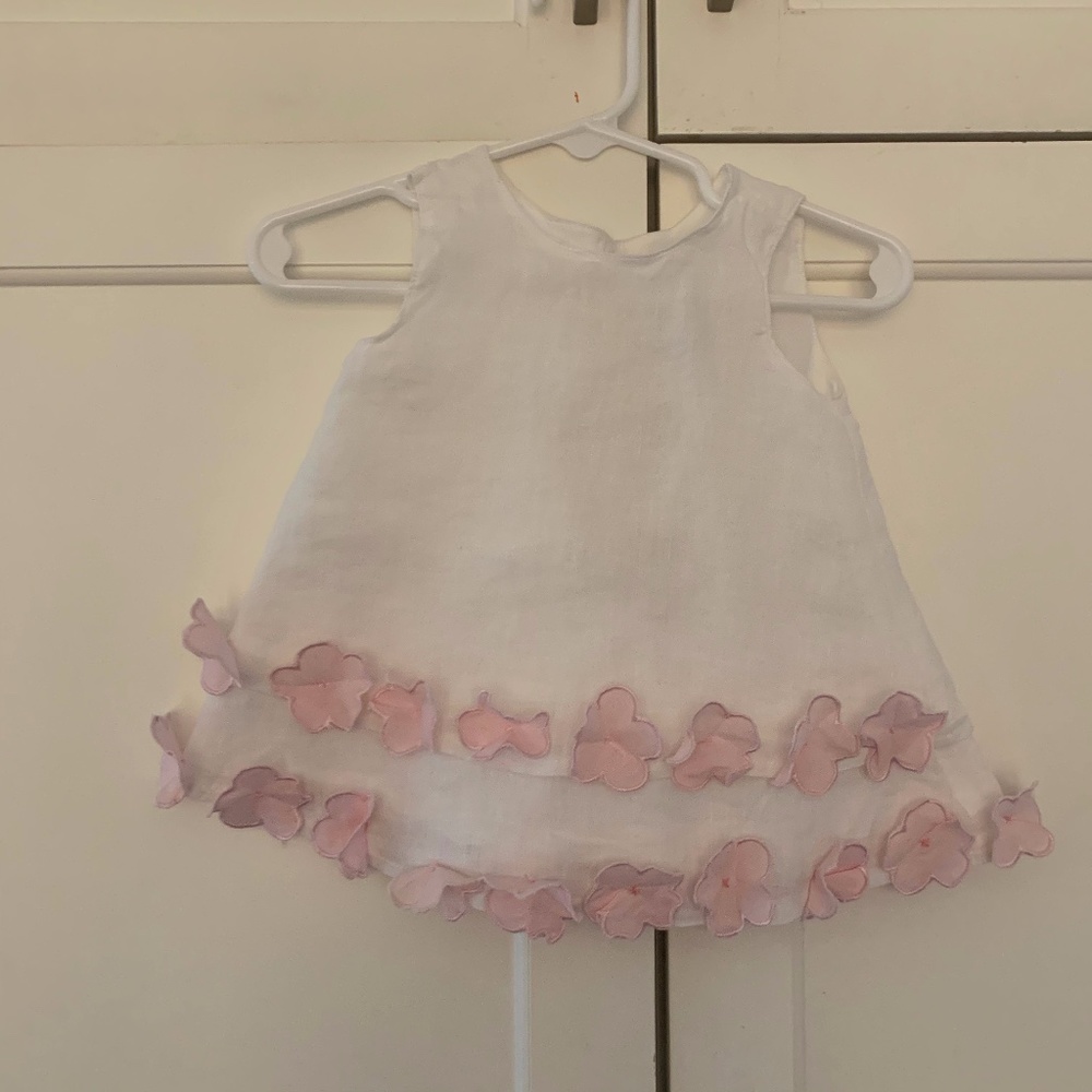 Baby Girl Linen Dress and Bloomers by Empress Baby